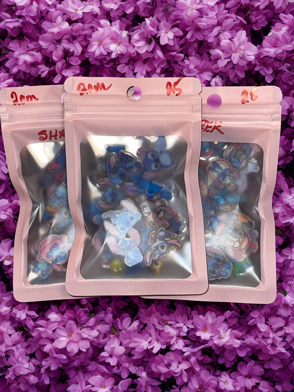 Mixed Acrylic Charms Package - DIY Craft Acrylic Charms in 2cm, 4cm & 6cm Sizes, Jewelry & Craft Supply