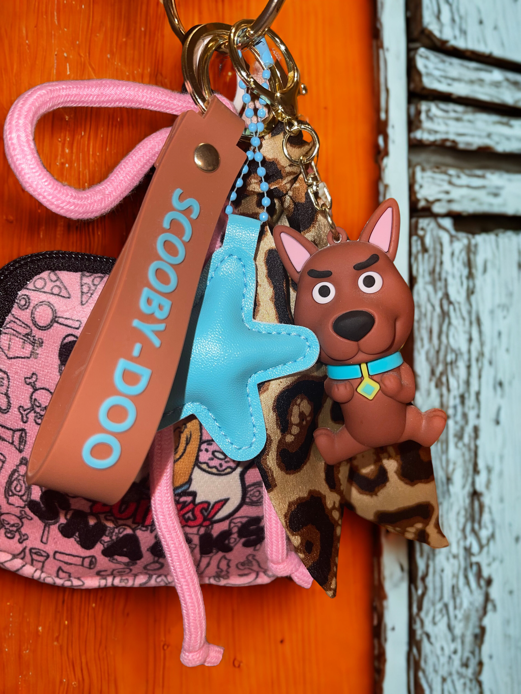 Mystery Pup Handmade Bag Charm - Character Purse Charm with Zipper Pouch, Handbag Accessory