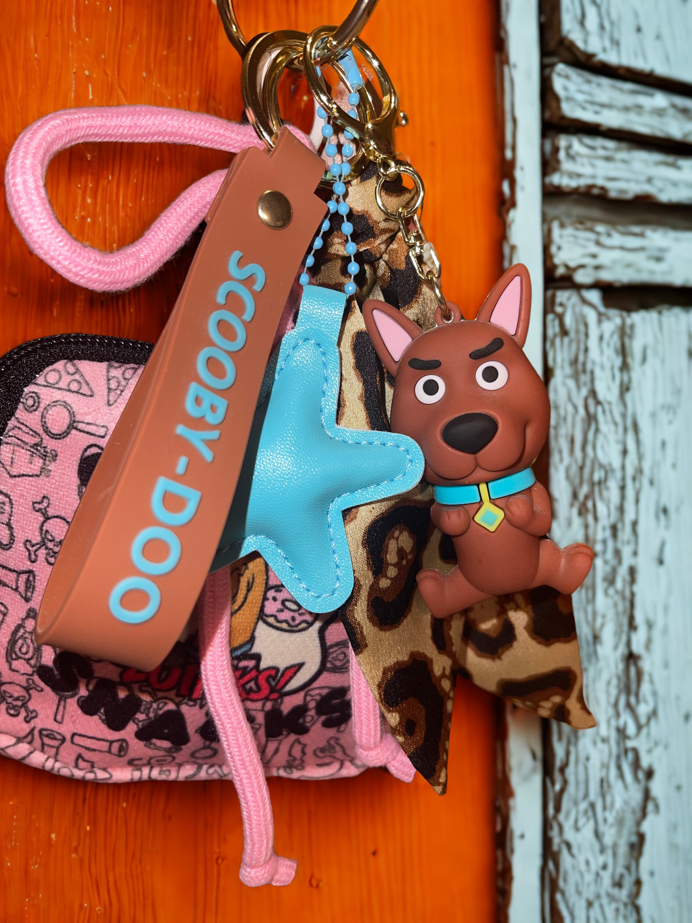 Mystery Pup Handmade Bag Charm - Character Purse Charm with Zipper Pouch, Handbag Accessory