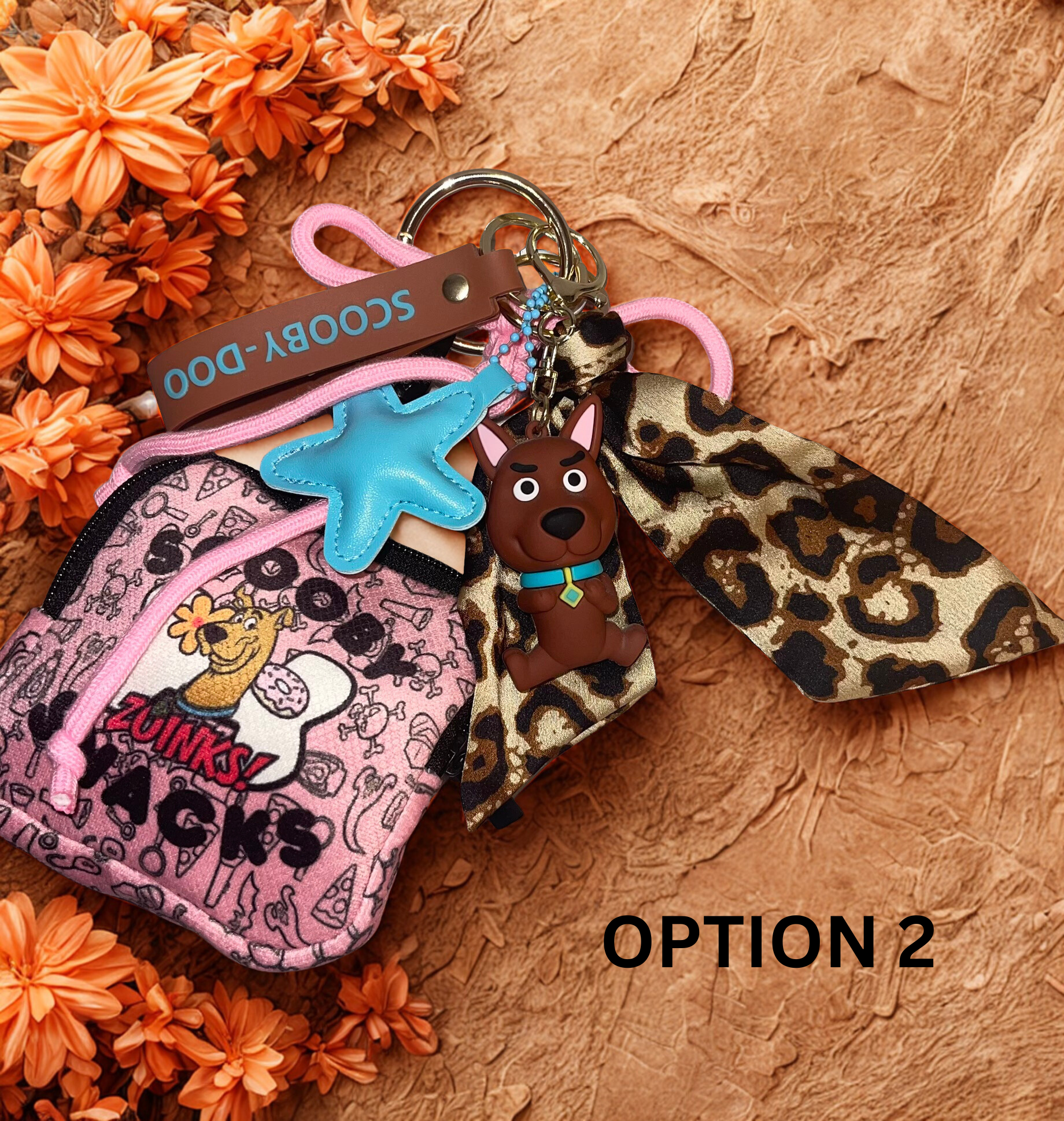 Mystery Pup Handmade Bag Charm - Character Purse Charm with Zipper Pouch, Handbag Accessory