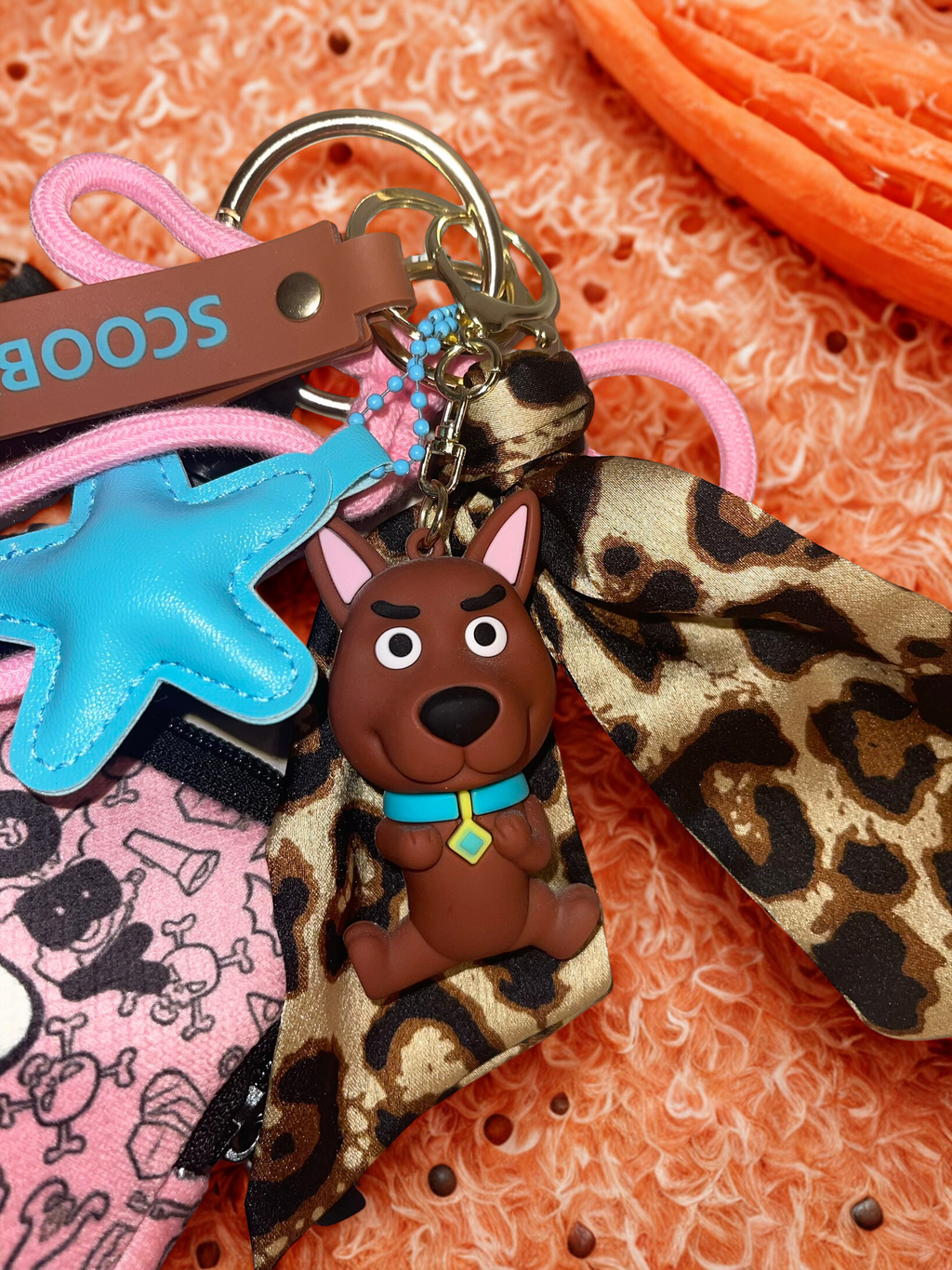 Mystery Pup Handmade Bag Charm - Character Purse Charm with Zipper Pouch, Handbag Accessory