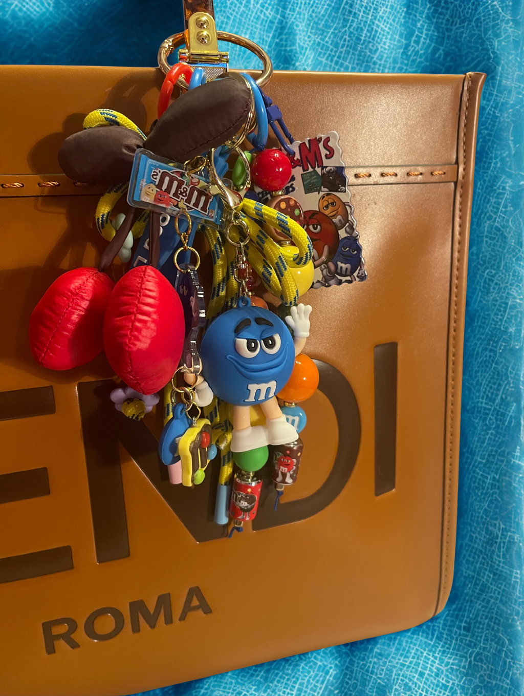 Candy Character Handmade Bag Charm - Sweet Beaded Purse Charm, Candy Handbag Accessory