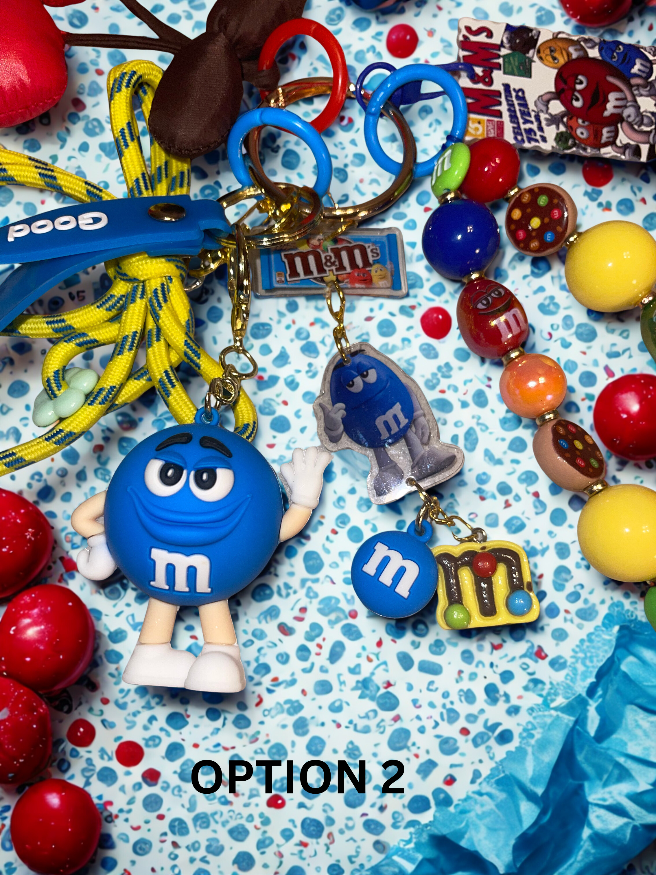 Candy Character Handmade Bag Charm - Sweet Beaded Purse Charm, Candy Handbag Accessory