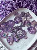 Purple Fashion Beads Acrylic/DIY