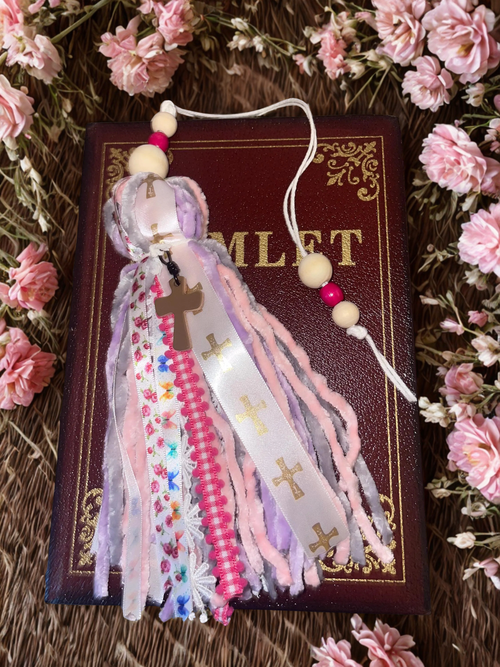 Bible Tassel Handmade Collection - Faith-Inspired Beaded Bible Tassels in Assorted Colors & Themes, Set of 5 Options