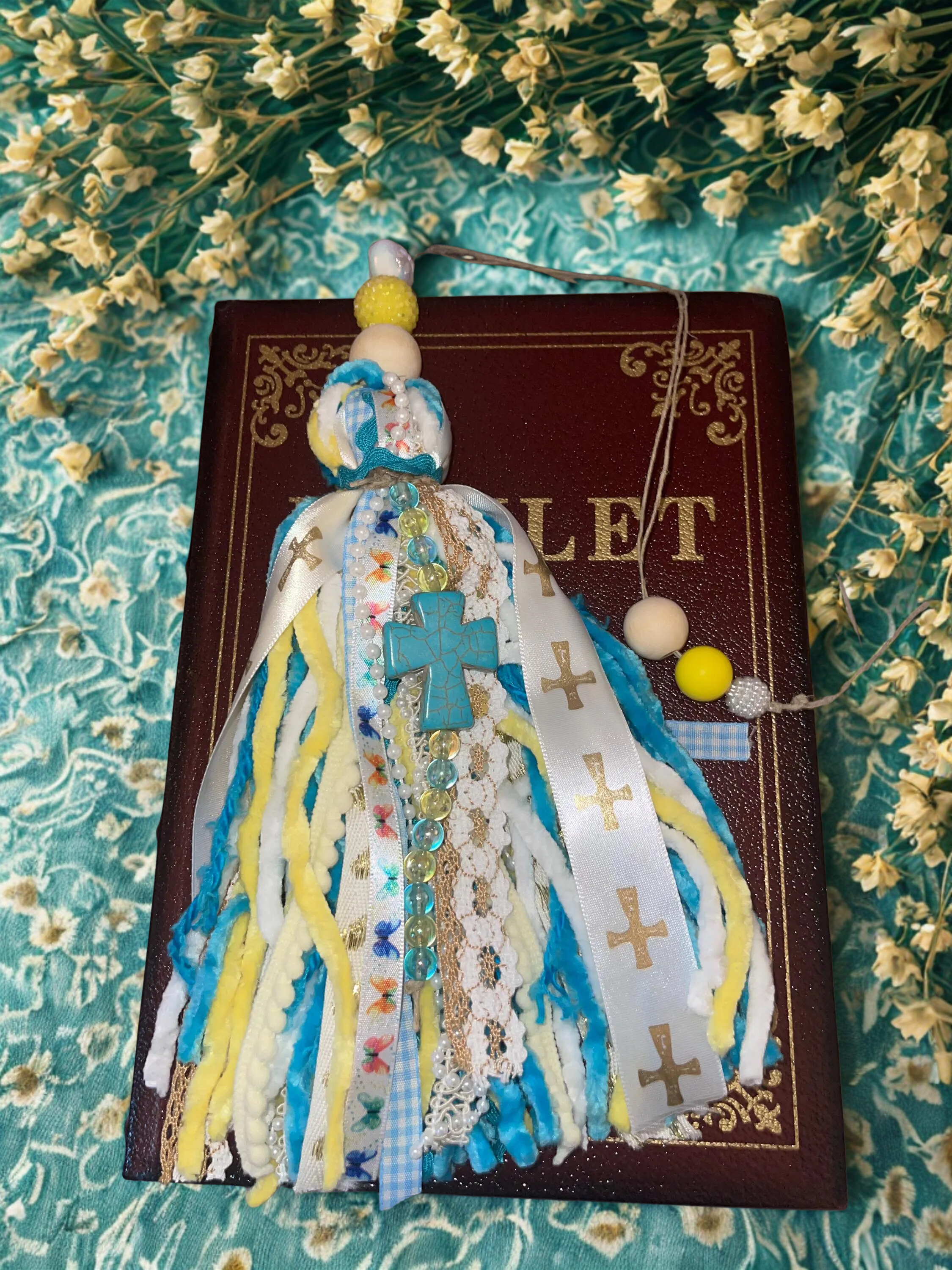 Bible Tassel Handmade Collection - Faith-Inspired Beaded Bible Tassels in Assorted Colors & Themes, Set of 5 Options