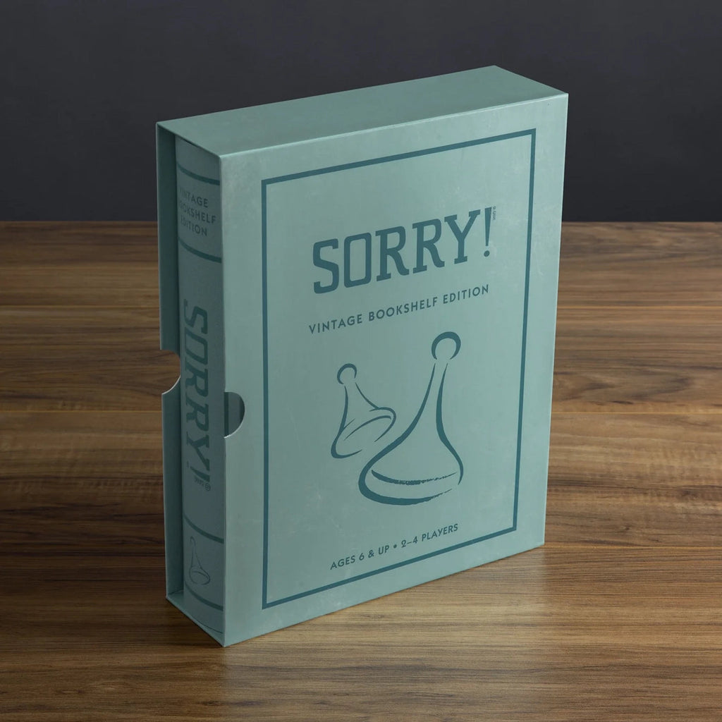 Sorry! Vintage Bookshelf Edition packaging detail