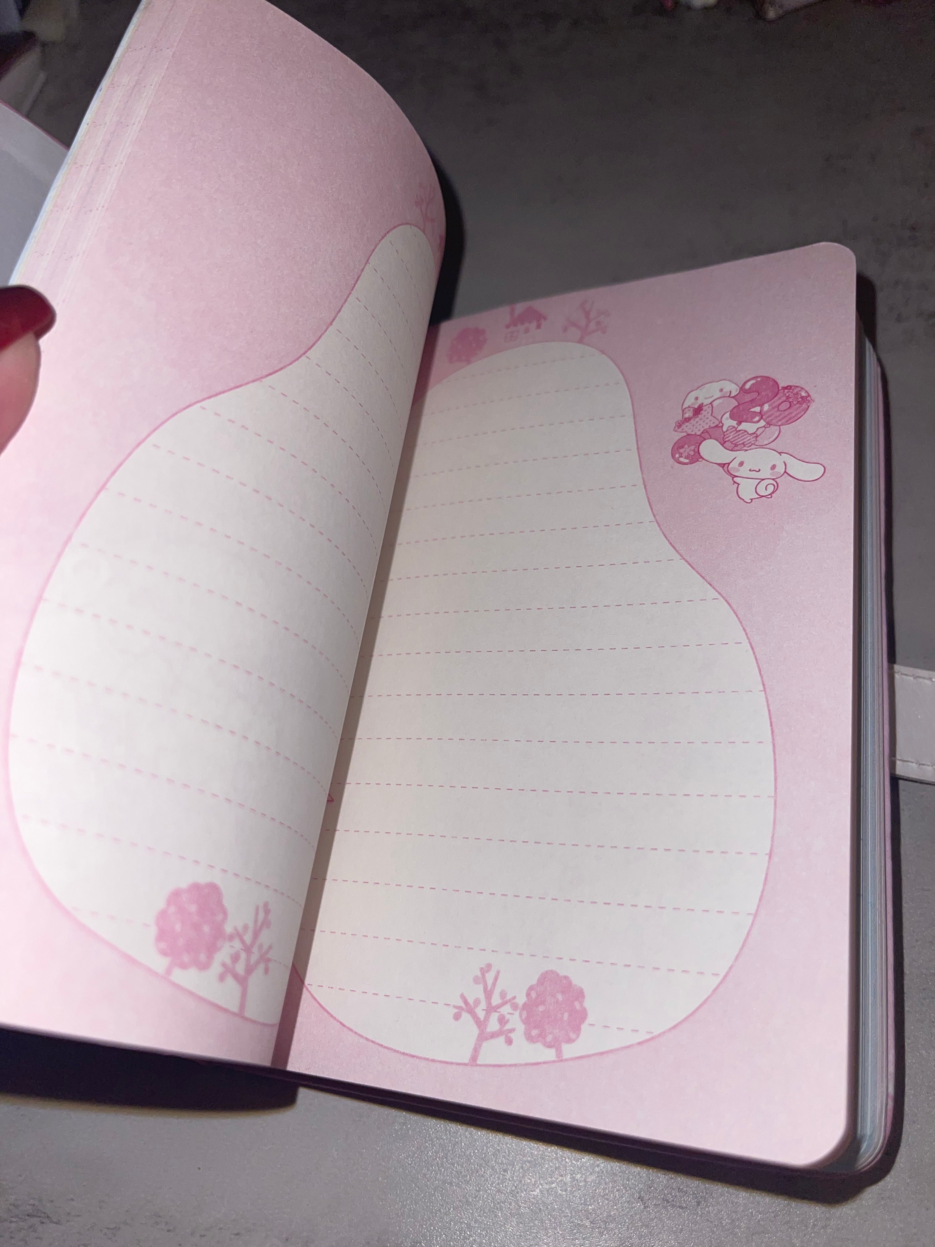 Hello Kitty Journal Gift Set - Handmade Journal Kit with Matching Pen & Journal Charm, Gift for All Ages