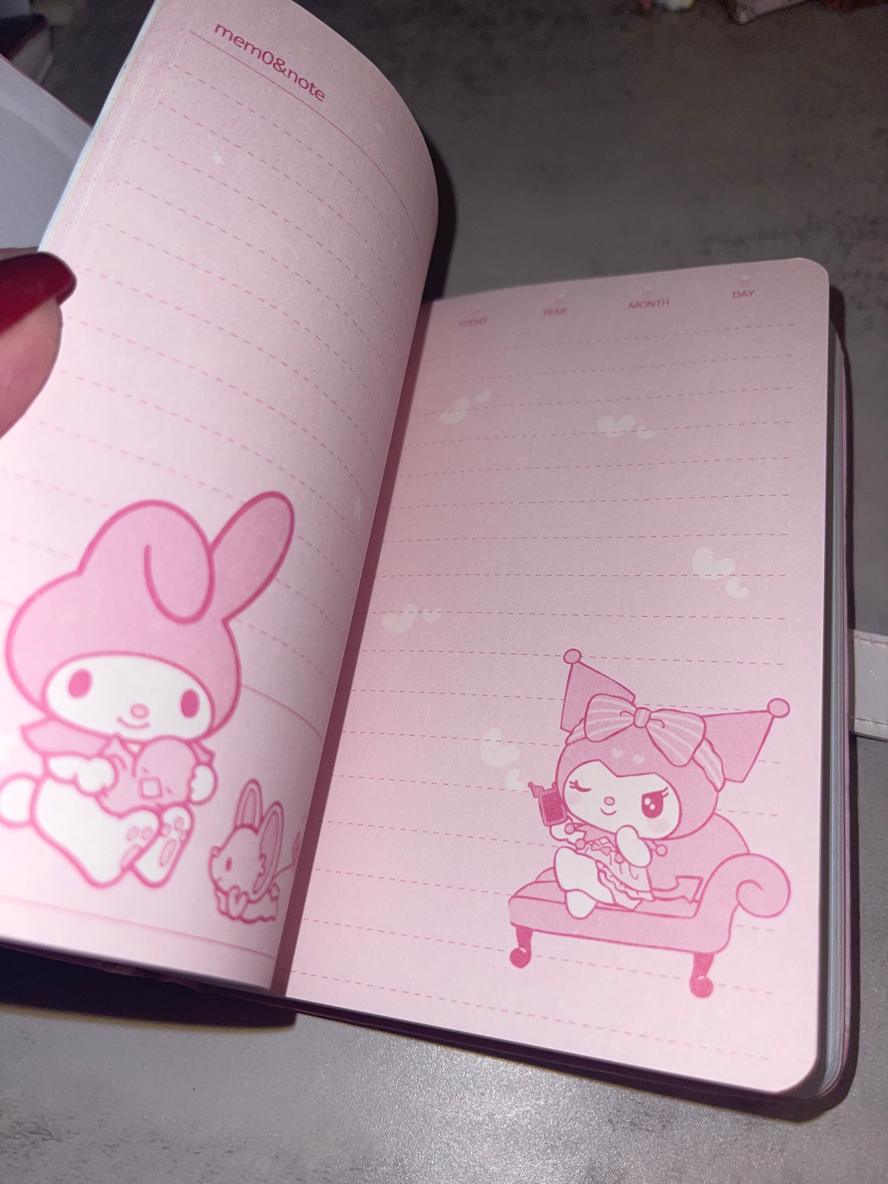 Hello Kitty Journal Gift Set - Handmade Journal Kit with Matching Pen & Journal Charm, Gift for All Ages