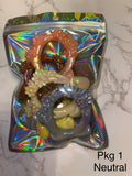 Photo Frame Pendant Beads - Acrylic 2.5" High Gloss Frame Beads for Pens, Bag Charms & DIY Crafts, 5 Per Pack