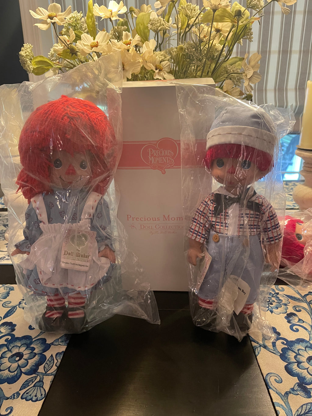 Sealed Precious Moments "Pretty in Polka Dots", Raggedy Andy, 12 Inch Doll by Linda Rick