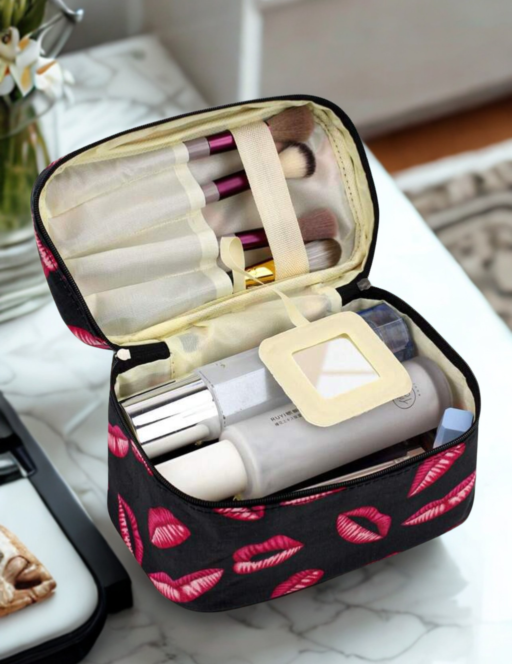 Fashion Cosmetic Bags – Foldable Makeup Bag in 2 Chic Styles