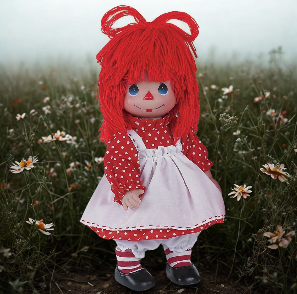 Sealed Precious Moments "Pretty in Polka Dots" Raggedy Ann Doll by Linda Rick