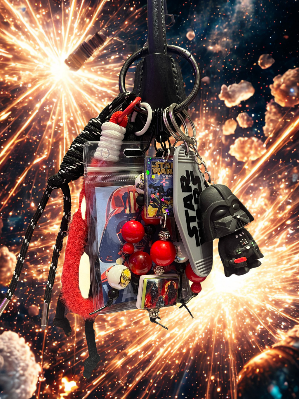 Galaxy Warriors Handmade Bag Charm