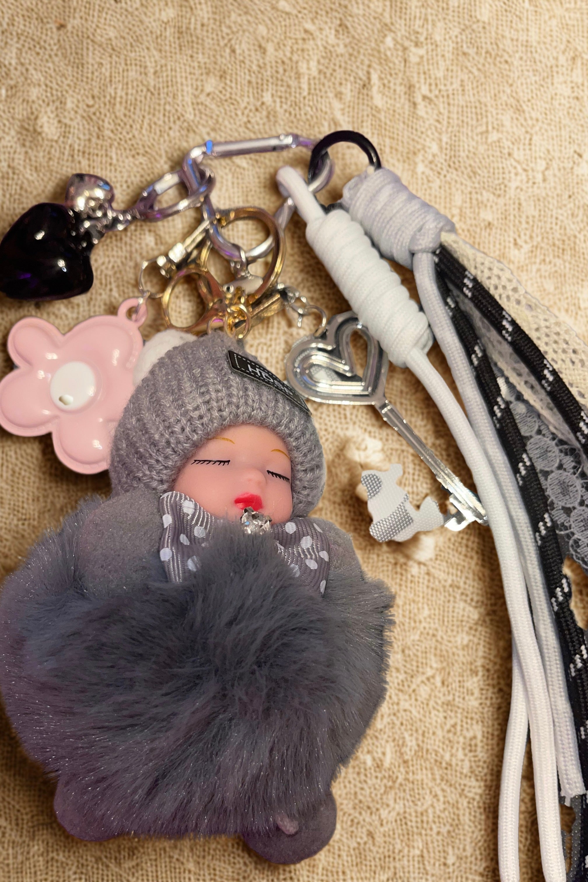 Sweet Dreams Pom Pom Bag Charm — 5 Unique Styles