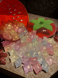 Pillow Beads - Frosted Glass Mixed Design Beads for DIY Crafts & Jewelry Making, 18mm