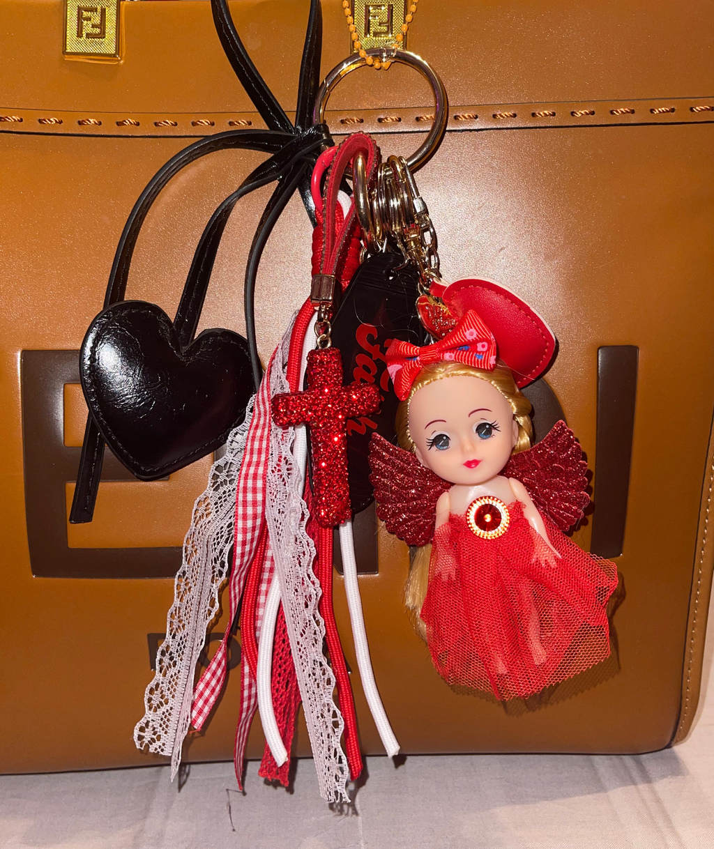 Angel Bag Charm – Faith, Hope & Love