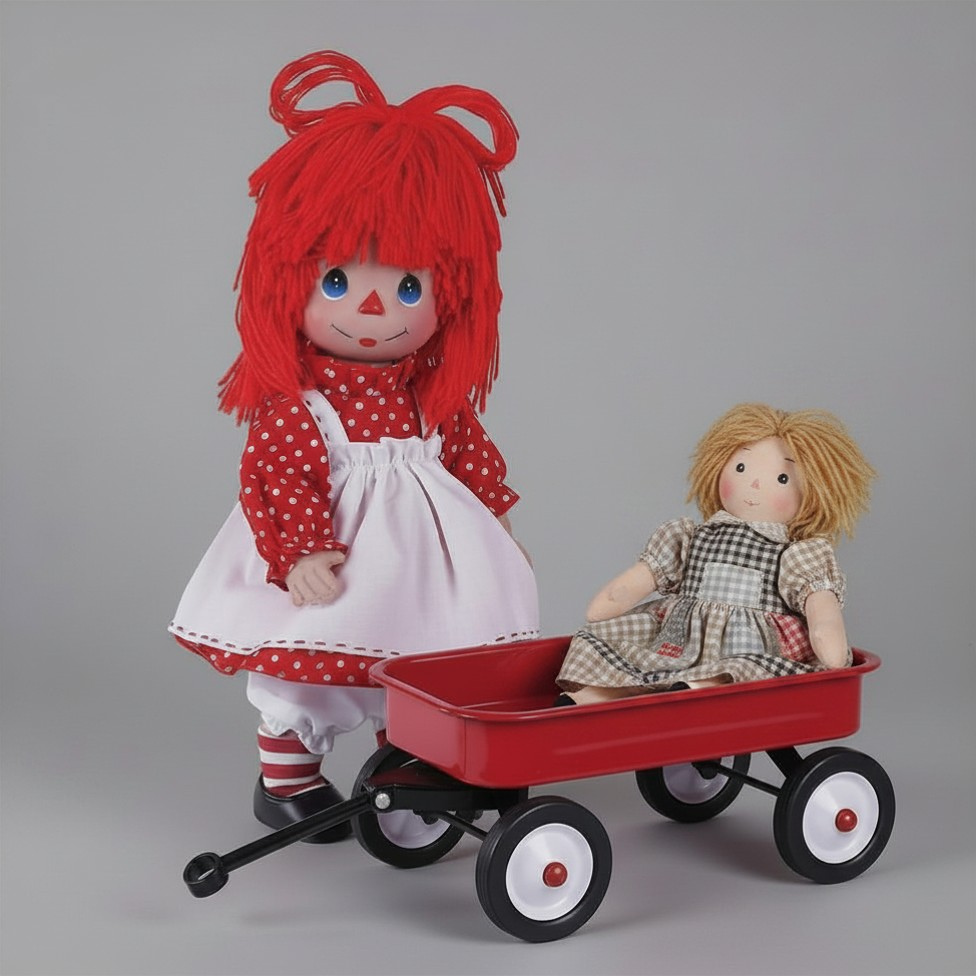 Sealed Precious Moments "Pretty in Polka Dots" Raggedy Ann Doll by Linda Rick