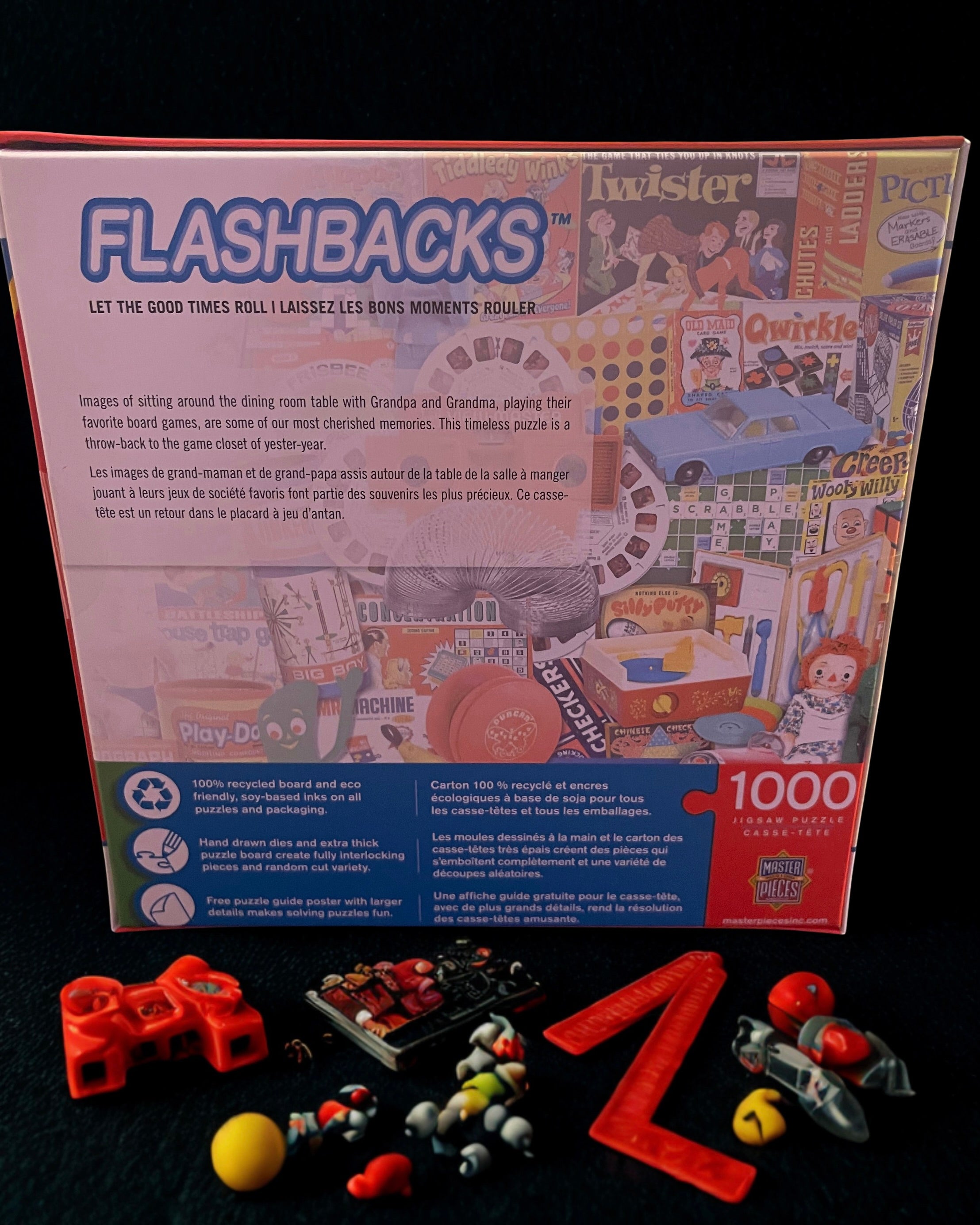 MasterPieces Flashbacks 1000-Piece Jigsaw Puzzle - Retro Classic Toys & Games