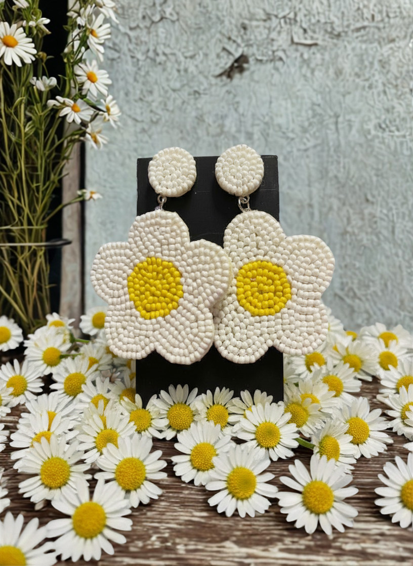Boho Daisy Earrings