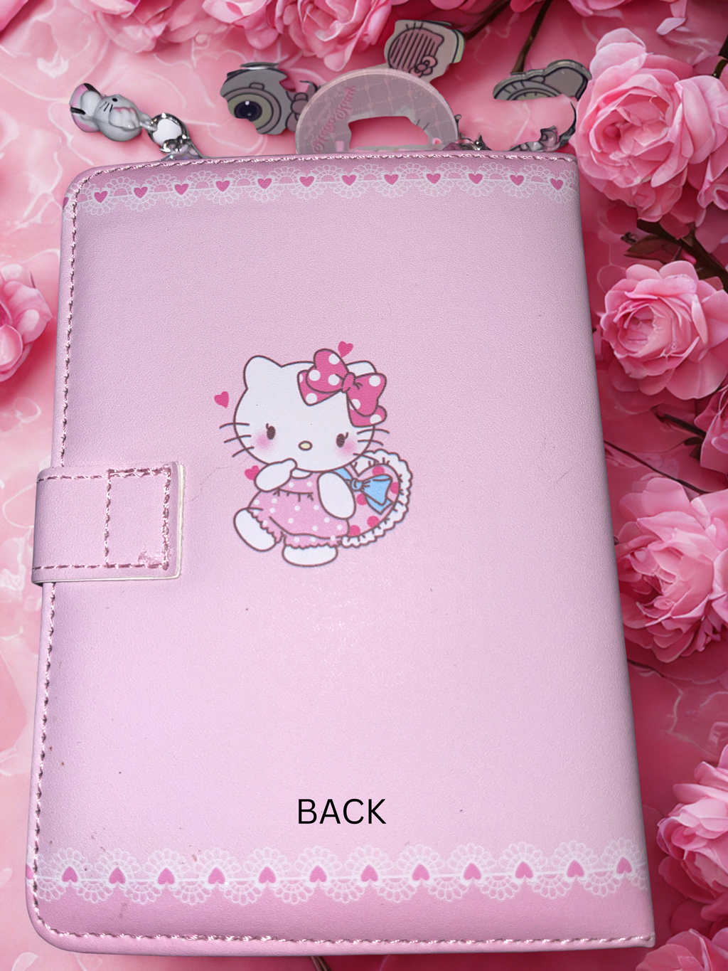 Hello Kitty Journal Gift Set - Handmade Journal Kit with Matching Pen & Journal Charm, Gift for All Ages