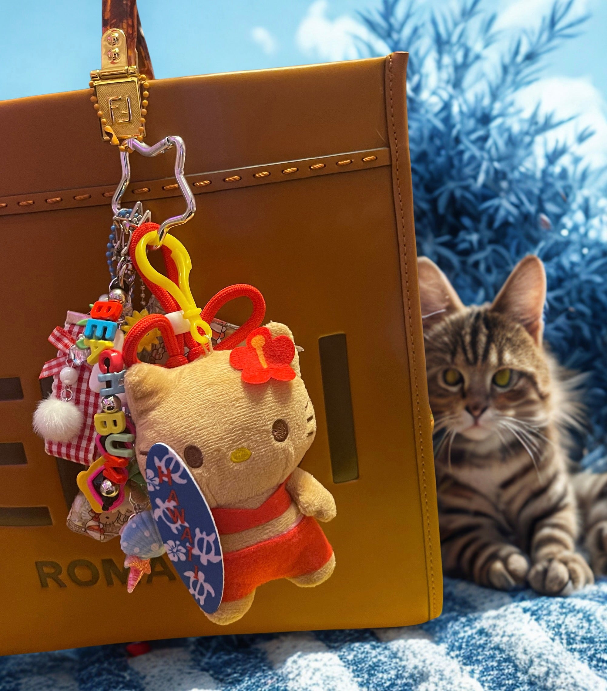 Beach Babies Kitty Bag Charm - 2 Options