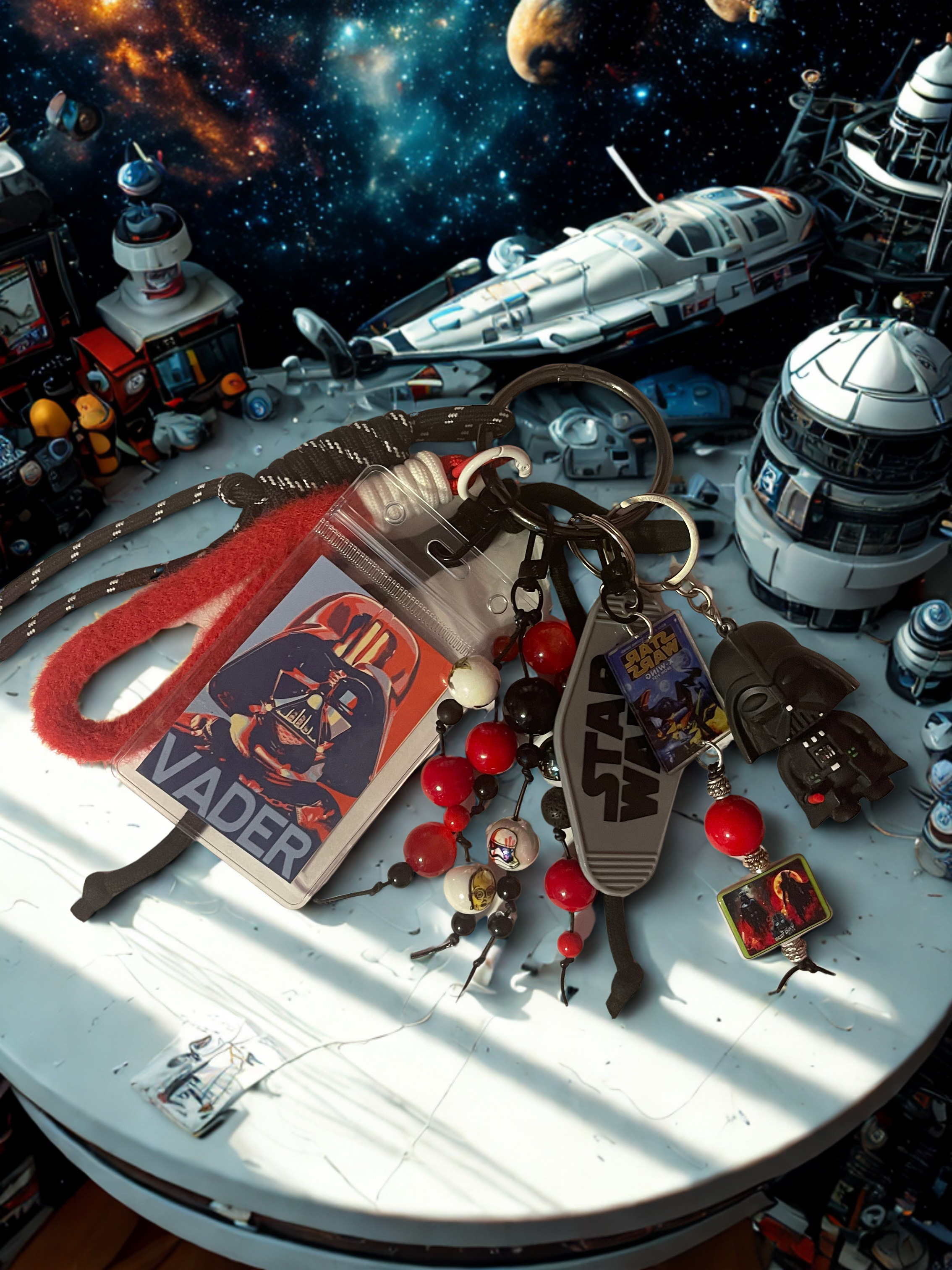 Galaxy Warriors Handmade Bag Charm
