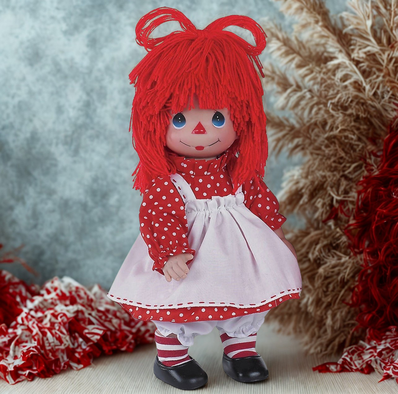 Sealed Precious Moments "Pretty in Polka Dots" Raggedy Ann Doll by Linda Rick