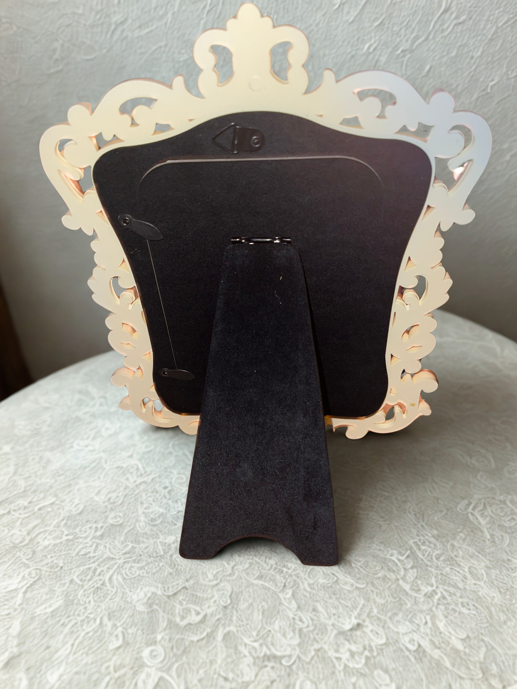 French Rose Relief Resin Photo Frame, 4x6