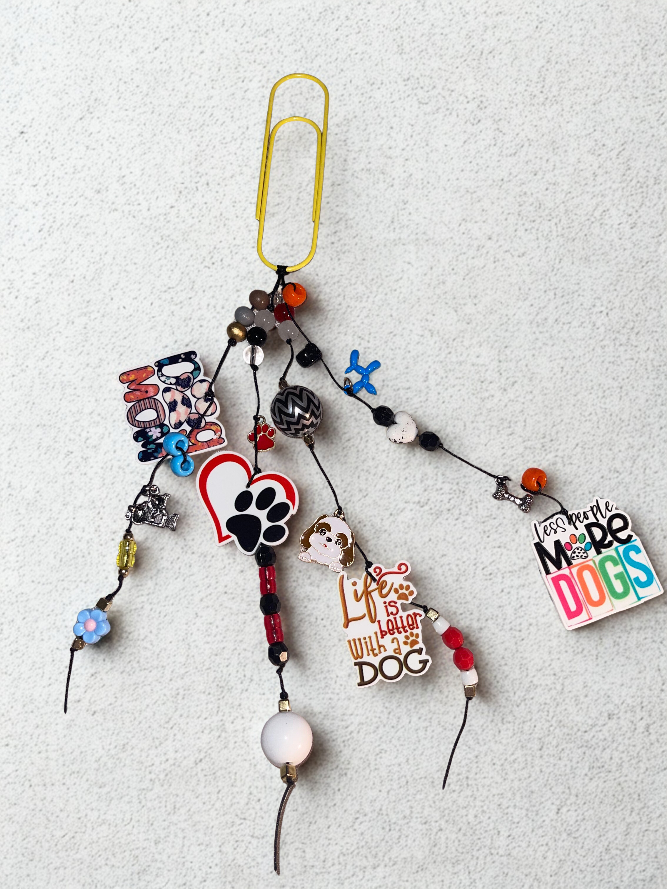 Retro Glam Doll Journal Charm Handmade