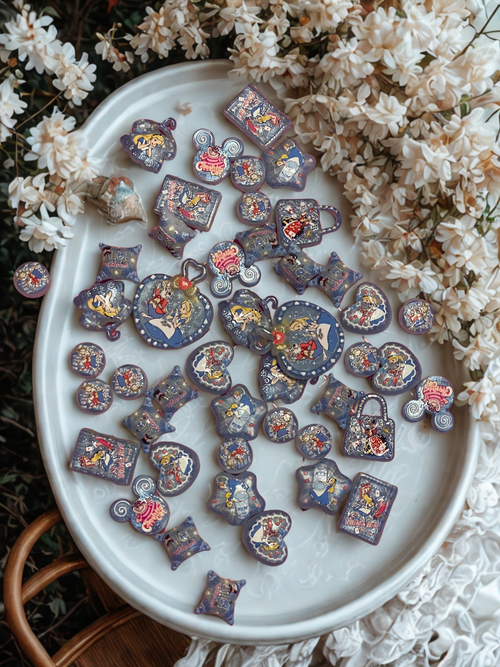 Alice in Wonderland Acrylic Beads