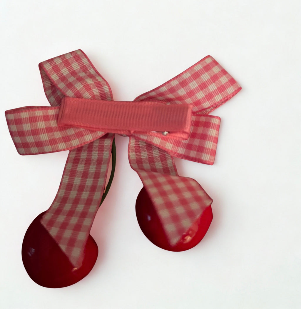 Garden Party Fruit Hair Clips – Strawberry & Cherry Hair Accessories for Girls