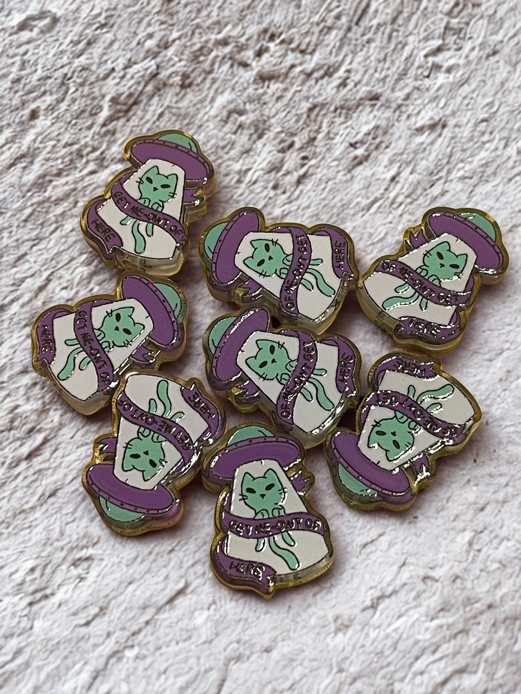 Alien & UFO Acrylic Beads – Flat Spacer Beads for DIY Jewelry
