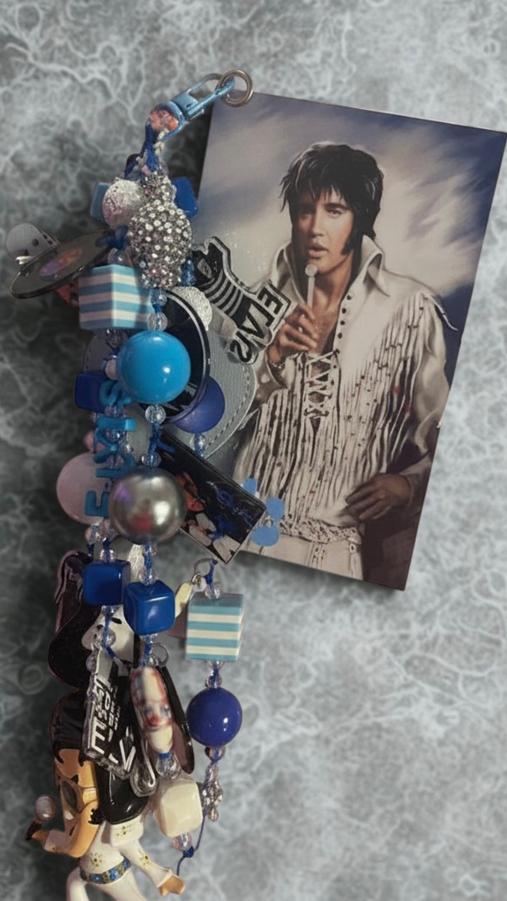 Suspicious Minds Elvis Presley Handmade Journal Charm