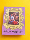 Themed Sticky Note Sets - Nostalgic Pop Culture Stationery