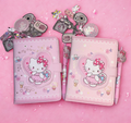 Hello Kitty Journal Gift Set - Handmade Journal Kit with Matching Pen & Journal Charm, Gift for All Ages