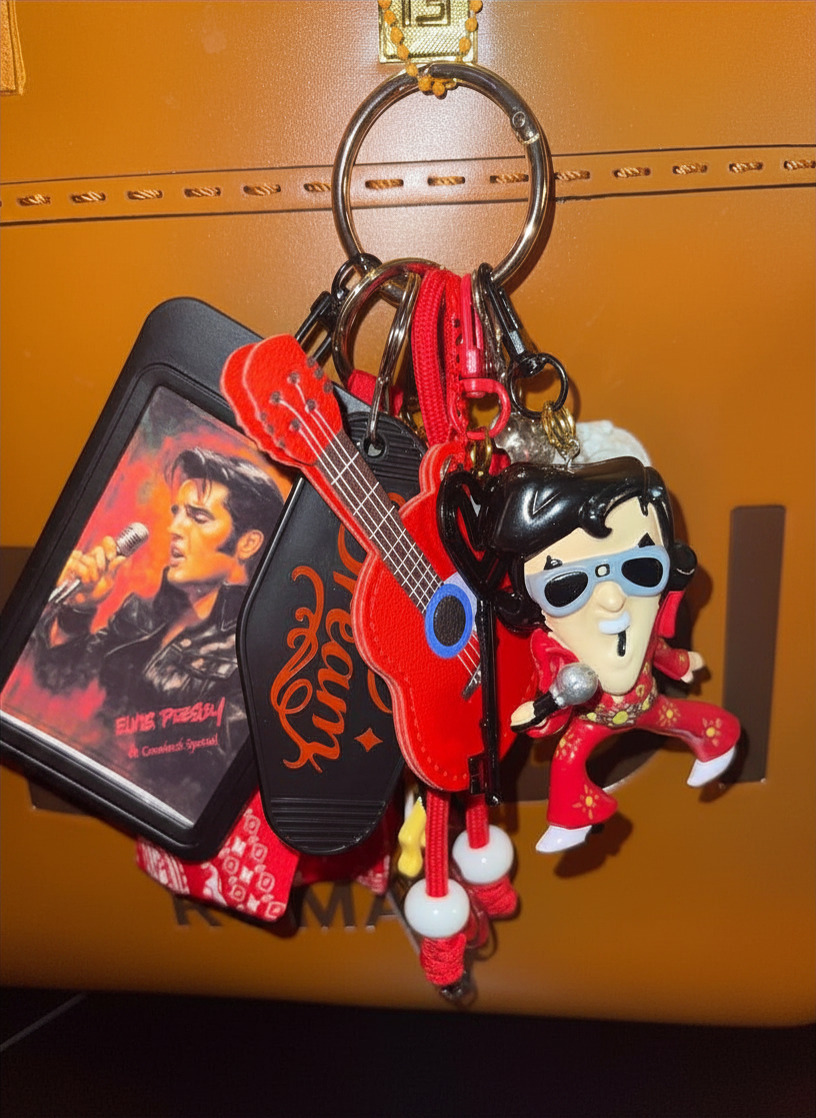 '68 Comeback Elvis Presley Handmade Bag Charm