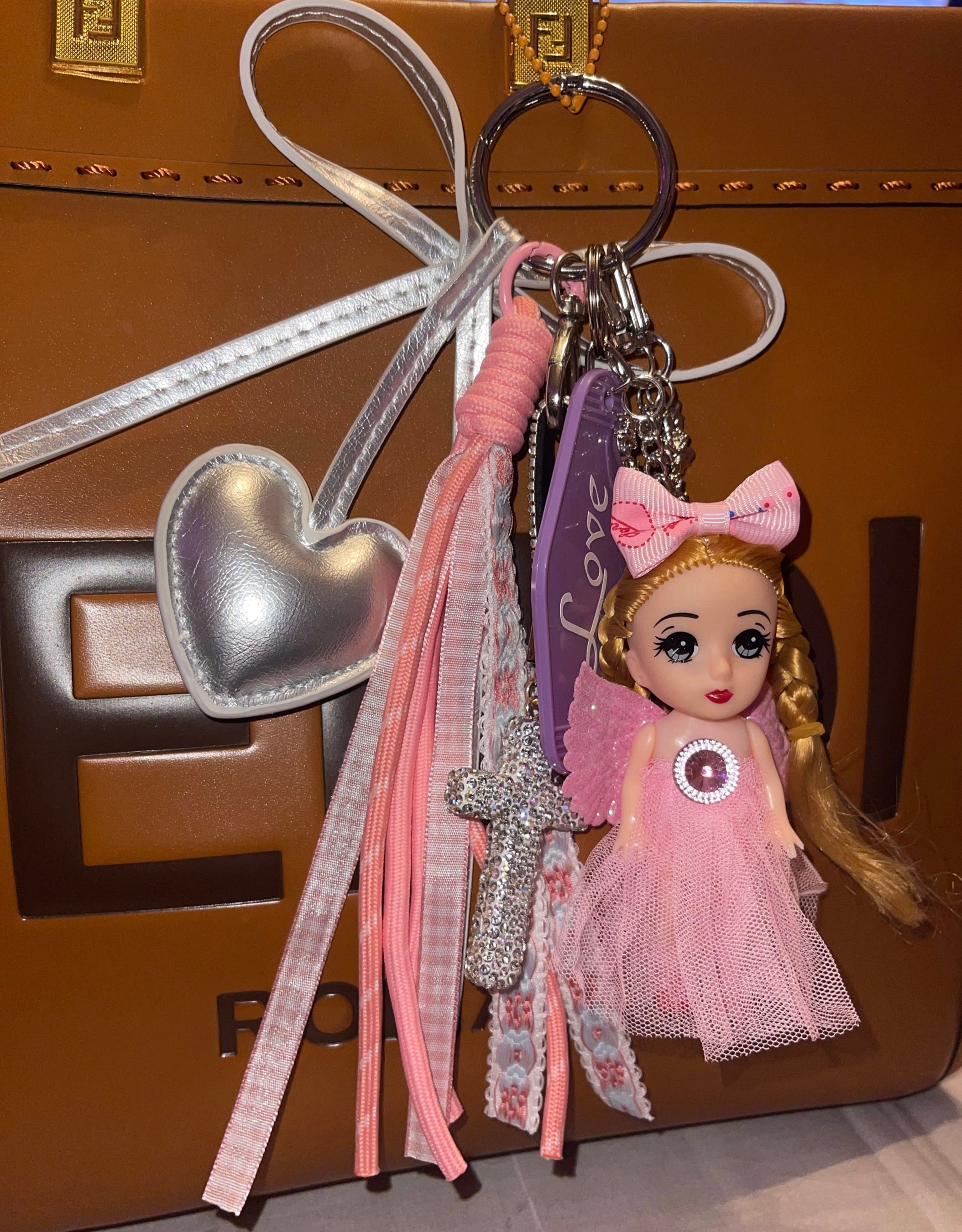 Angel Bag Charm – Faith, Hope & Love