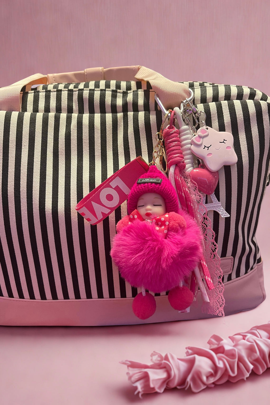 Sweet Dreams Pom Pom Bag Charm — 5 Unique Styles