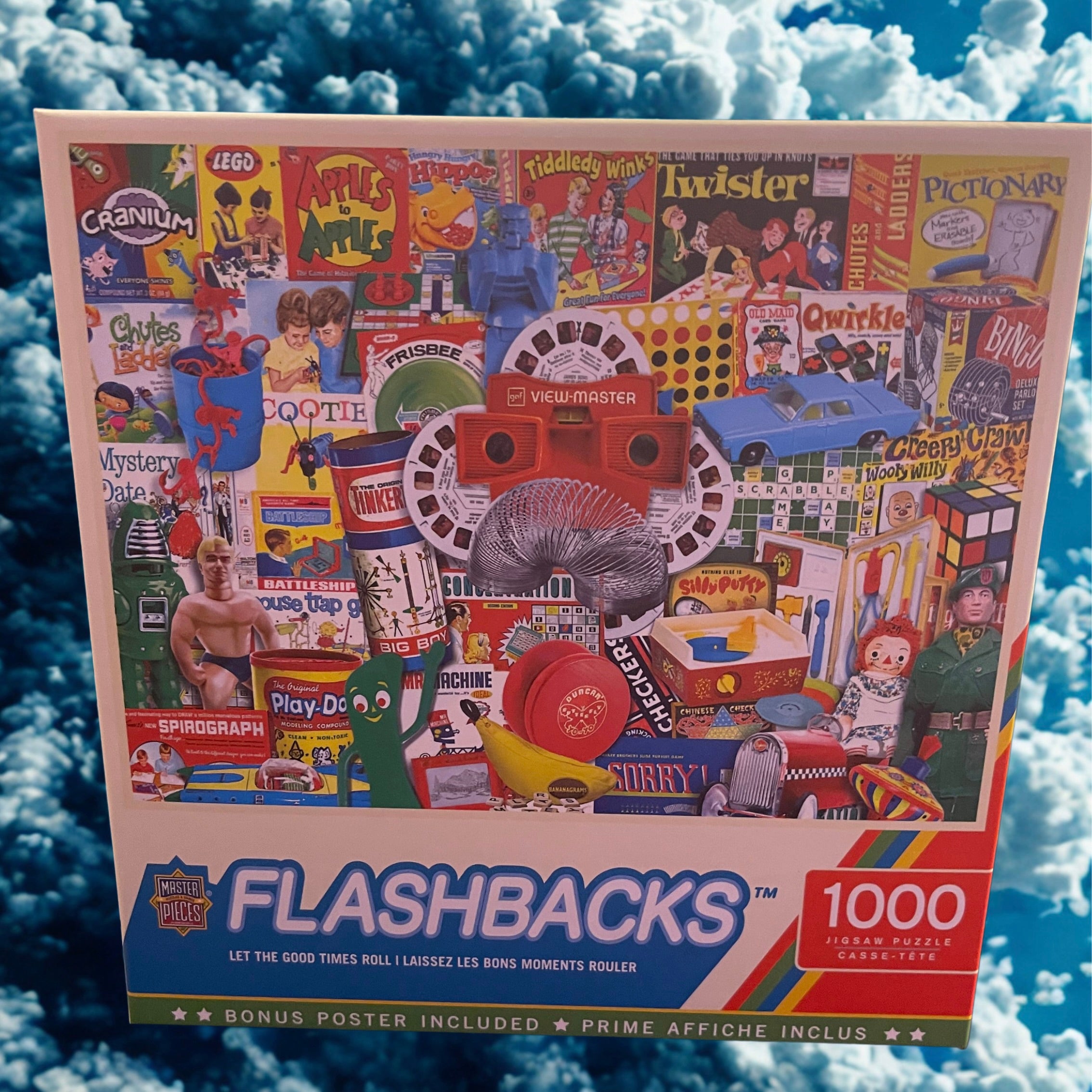 MasterPieces Flashbacks 1000-Piece Jigsaw Puzzle - Retro Classic Toys & Games
