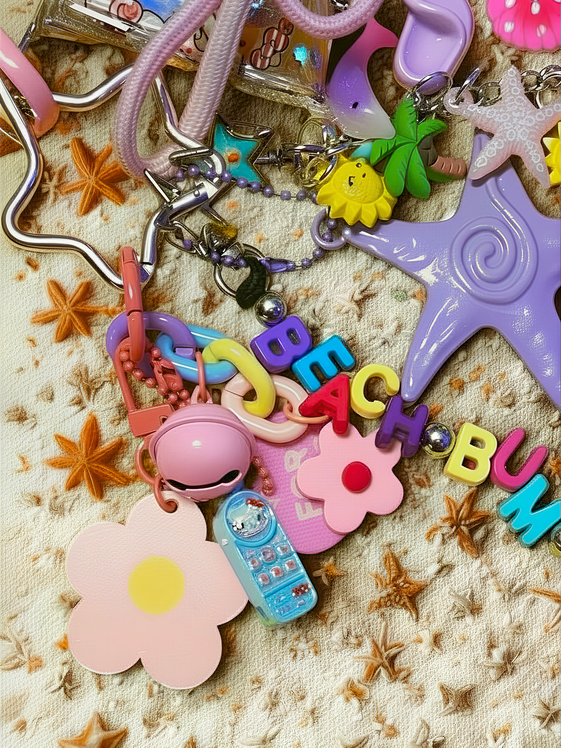 Beach Babies Kitty Bag Charm - 2 Options