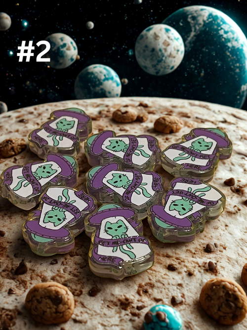Alien & UFO Acrylic Beads – Flat Spacer Beads for DIY Jewelry