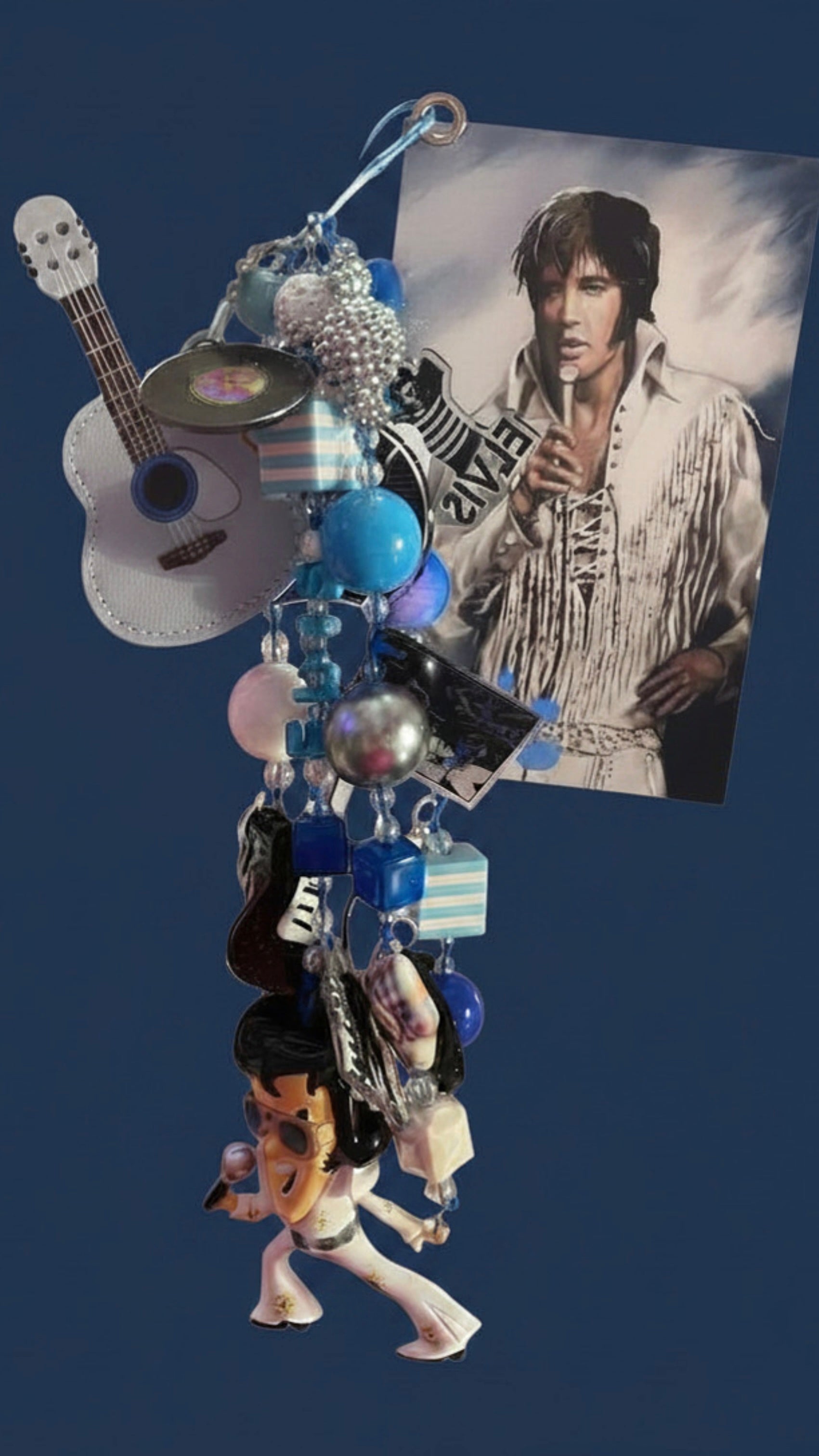 Suspicious Minds Elvis Presley Handmade Journal Charm