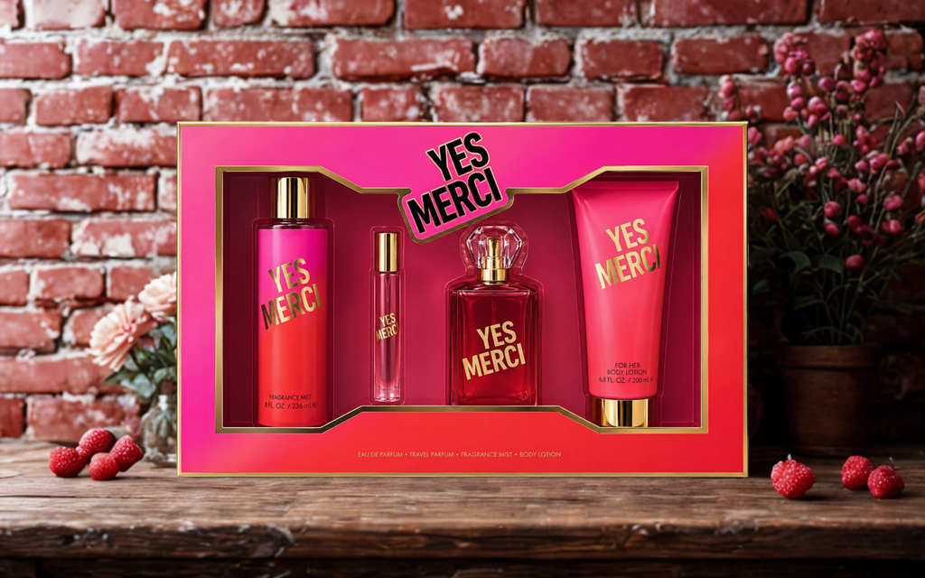 Yes Merci 4-Piece Fragrance Gift Set