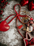 Handmade Bow Bag Charm – Heart & Mini Handbag