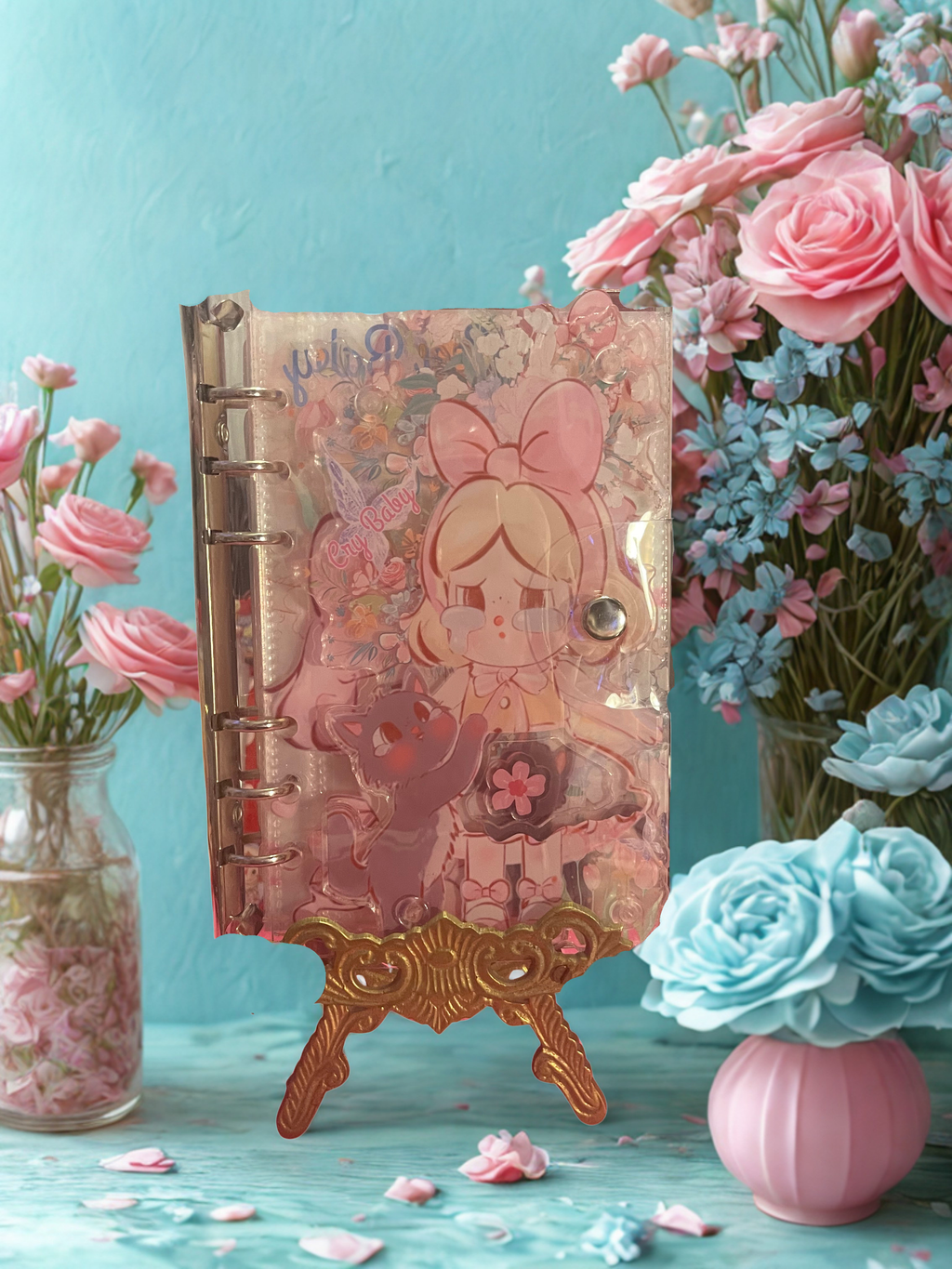 Cry Baby Acrylic Notebook/Journal/Binder/Photo Sticker Organizer - Selective Find