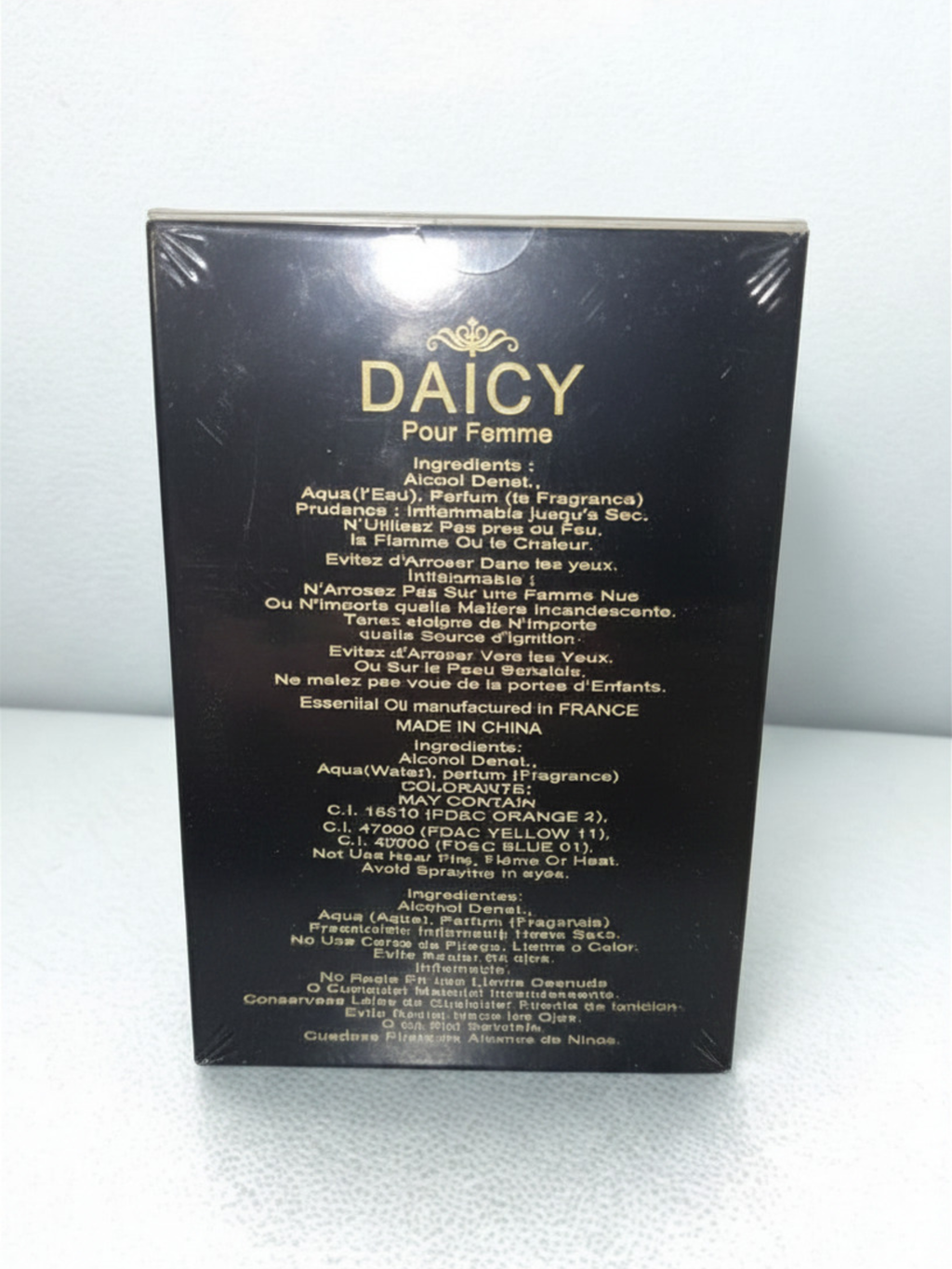 DAICY BLACK Pour Femme Spray Perfume Eau De Parfum For Women