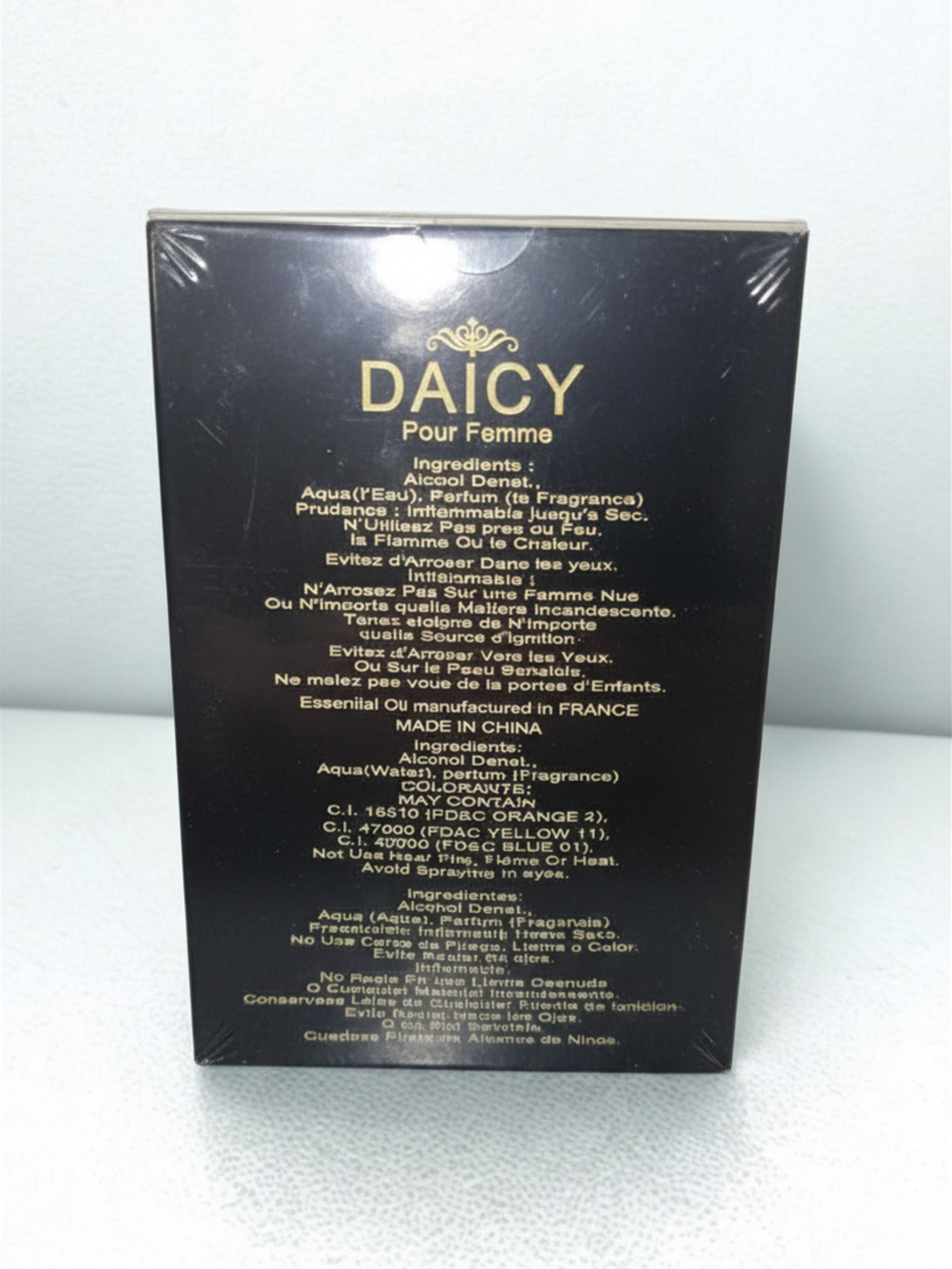 DAICY BLACK Pour Femme Spray Perfume Eau De Parfum For Women