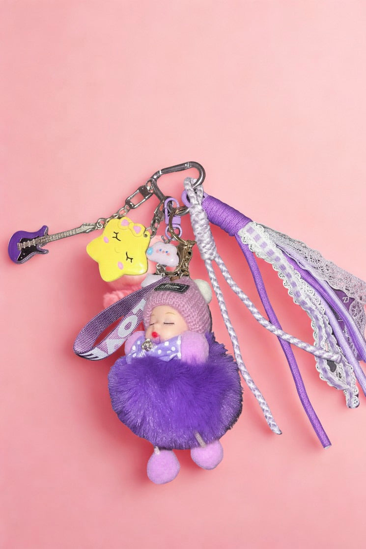 Sweet Dreams Pom Pom Bag Charm — 5 Unique Styles