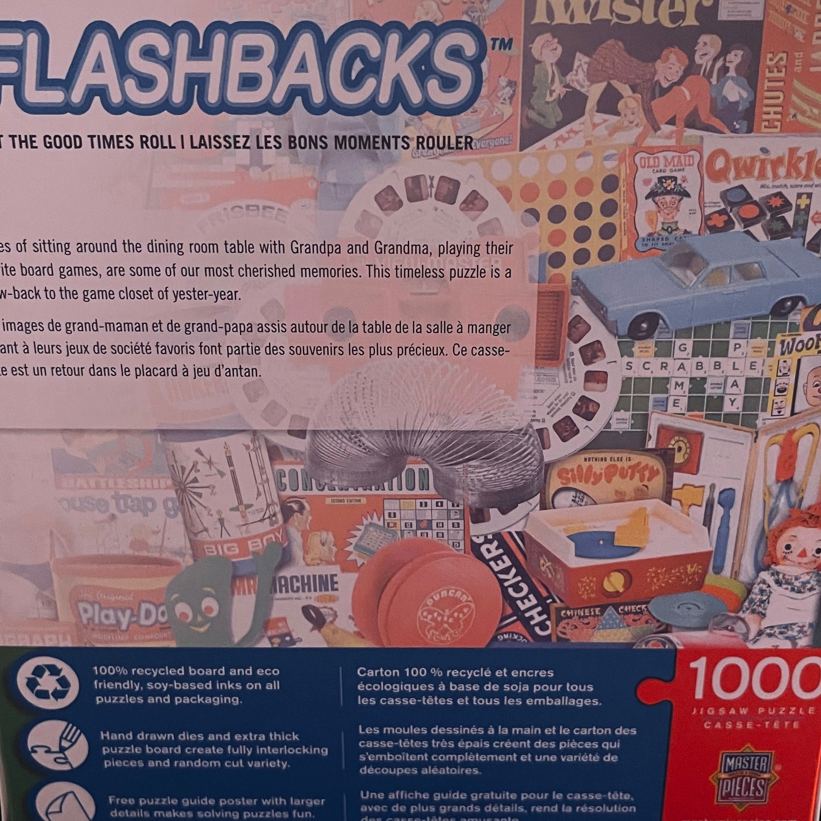 MasterPieces Flashbacks 1000-Piece Jigsaw Puzzle - Retro Classic Toys & Games
